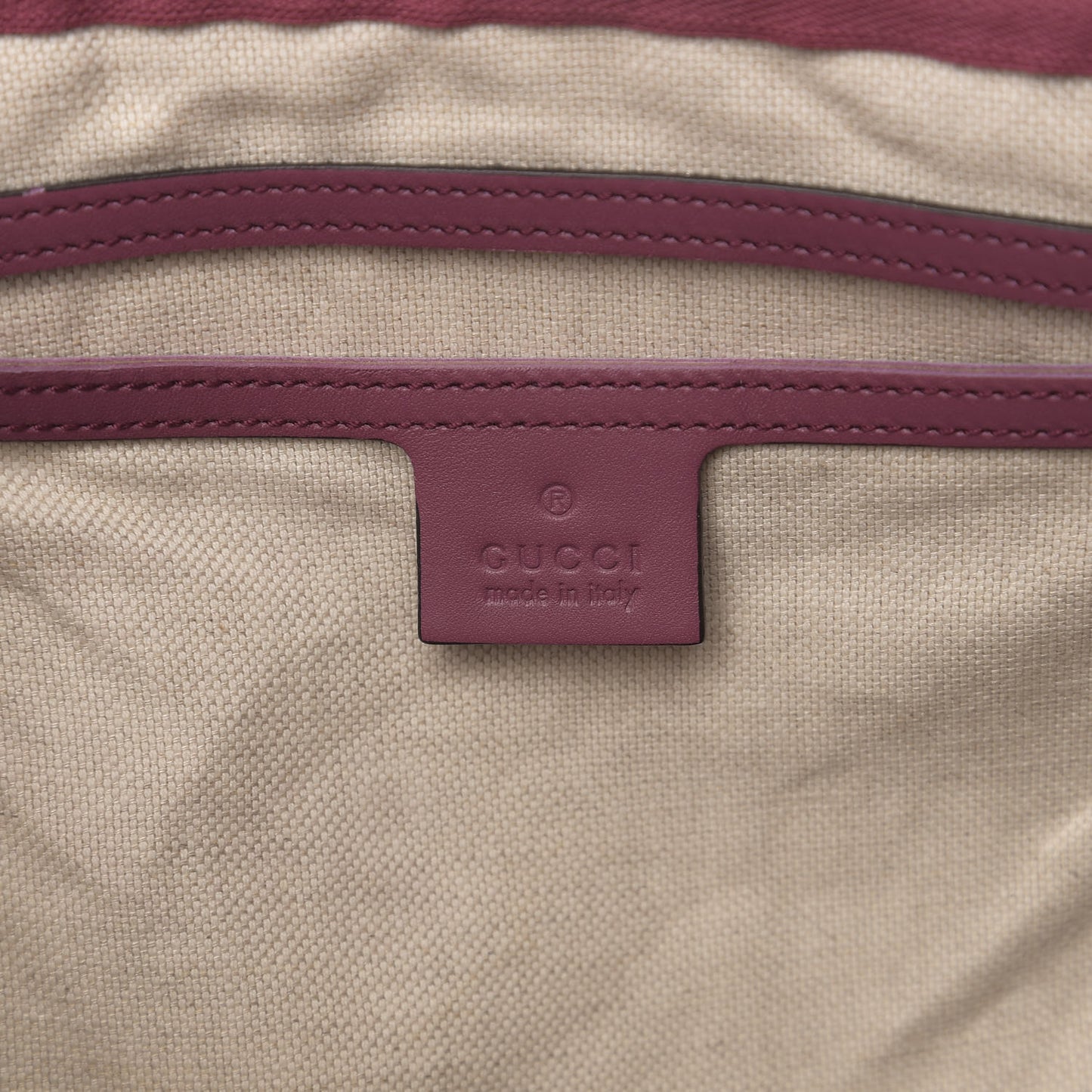 GG Supreme Monogram Selleria Calfskin Medium Carry On Duffle Bag Beige Ebony Peonia Flower