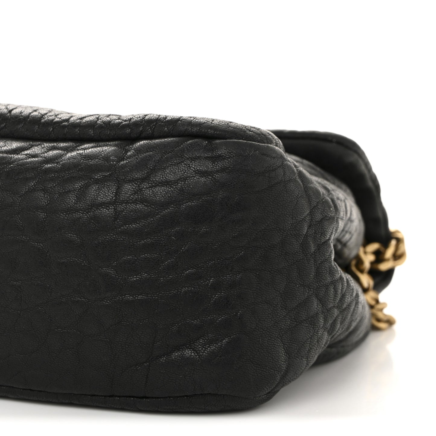 Grained Lambskin Medium Calypso Black