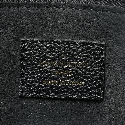 Louis Vuitton Empreinte Monogram Giant Neverfull MM Black Beige 8 of 10