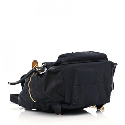 Burberry Nylon Medium Rucksack Runway Backpack Black Gold 4 of 22
