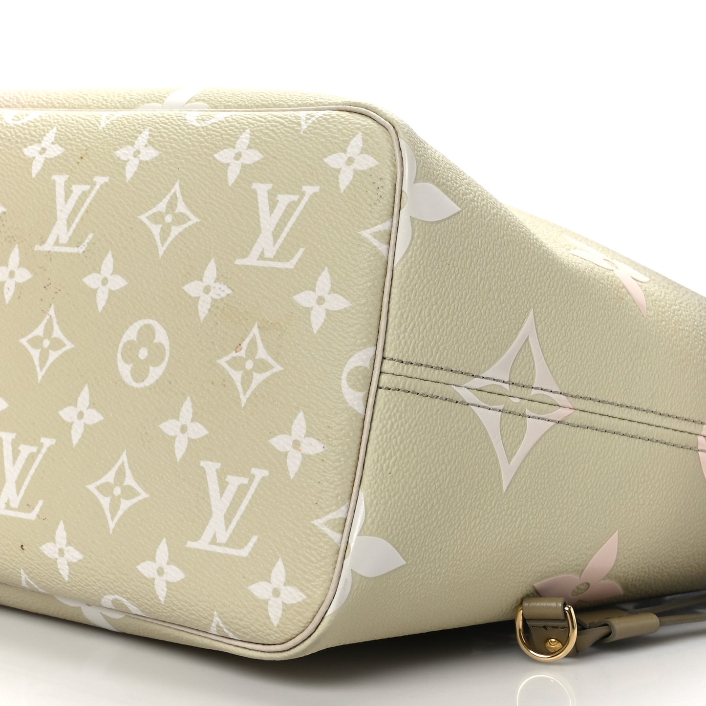 Monogram Giant Spring In The City Neverfull MM Sunset Kaki