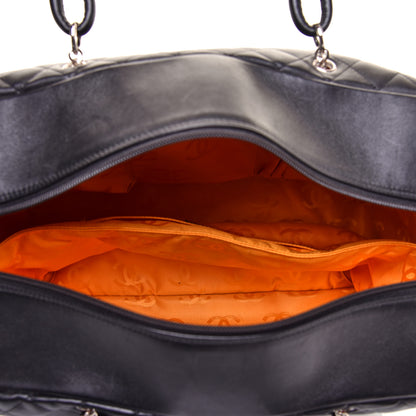 Chanel Calfskin Quilted Large Cambon Bag Black 5 of 10