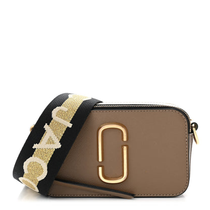 Marc Jacobs Saffiano Small Snapshot Camera Bag Sandcastle 1 of 11
