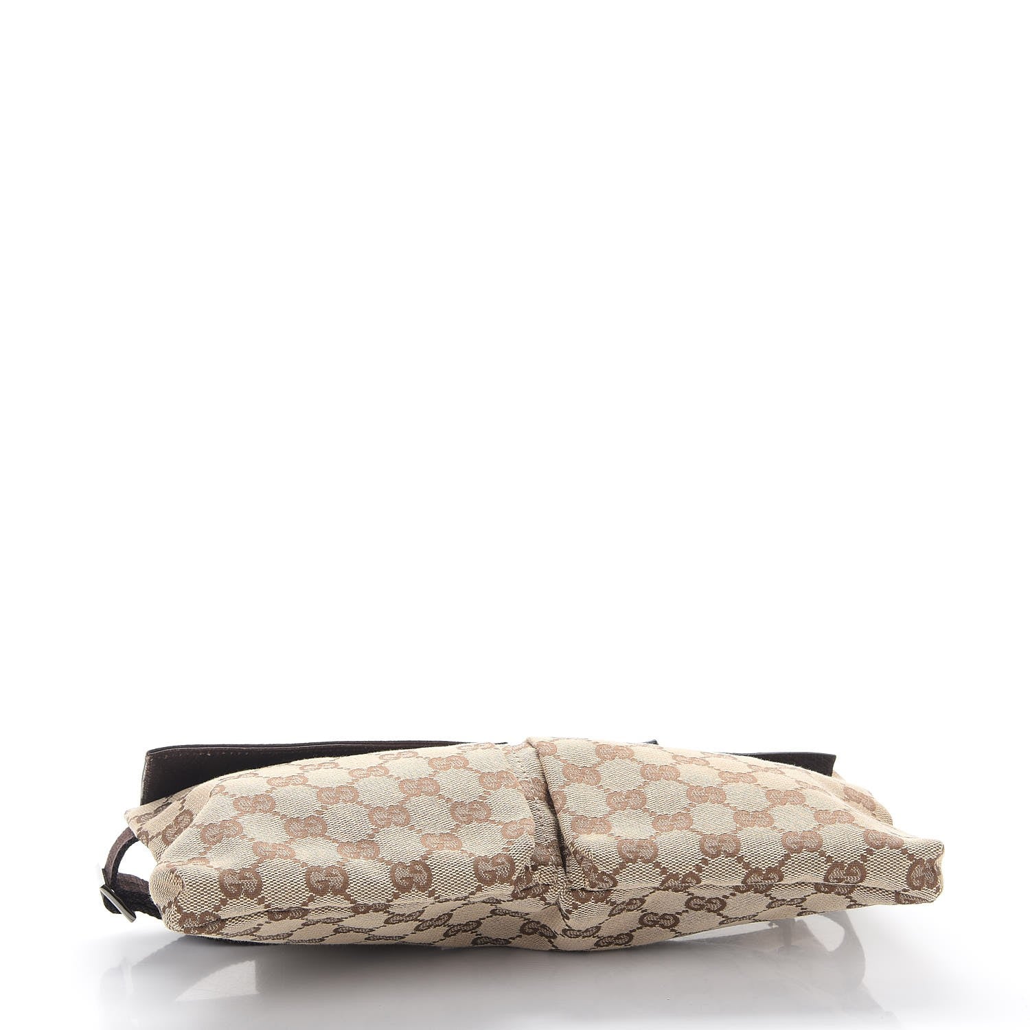 Gucci GG Monogram Double Pocket Belt Bag Dark Brown 5 of 11