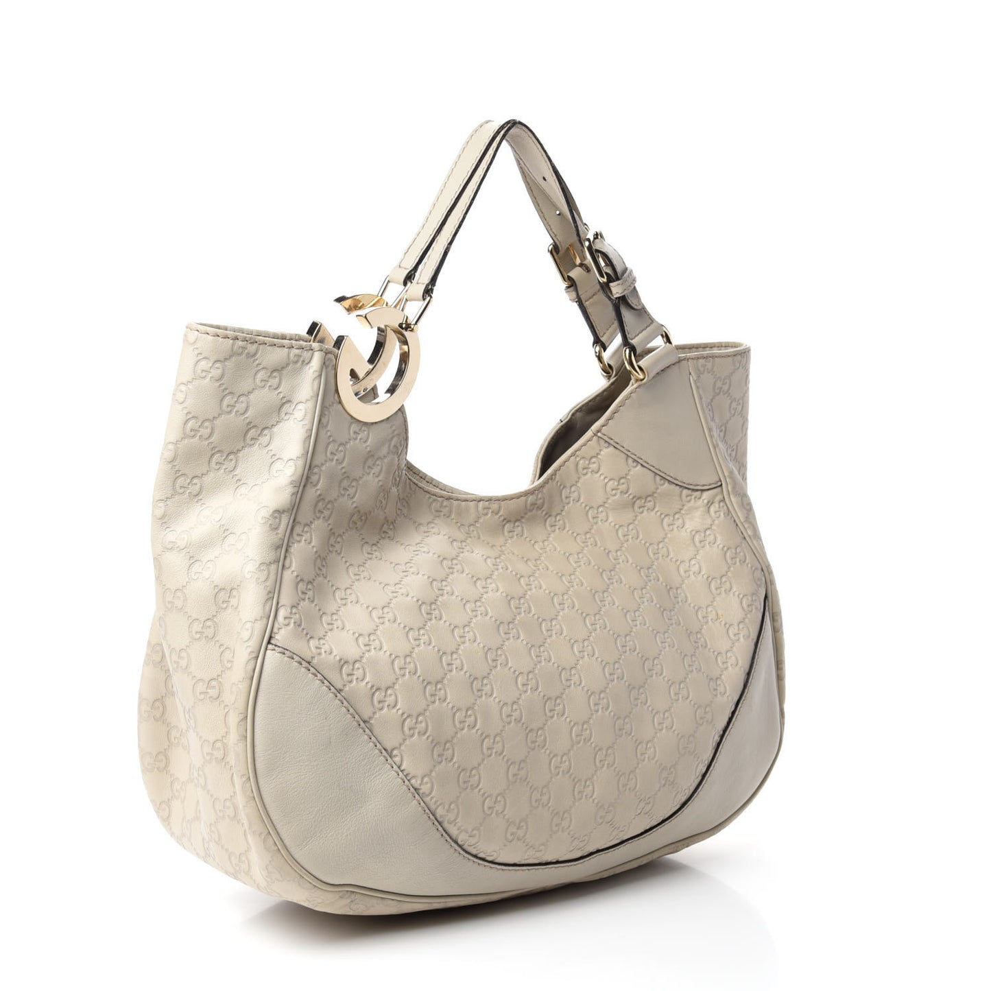 Guccissima Charlotte Tote Off White