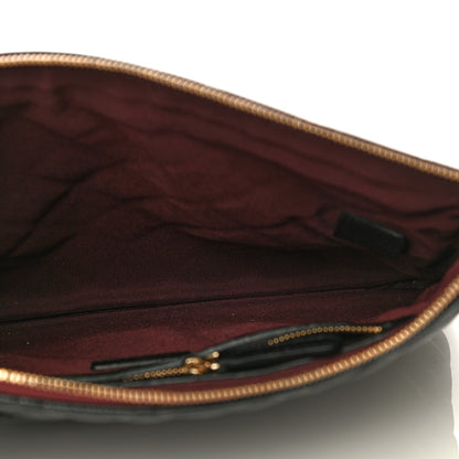 Chanel Caviar Quilted Medium Cosmetic Case Black 5 of 9