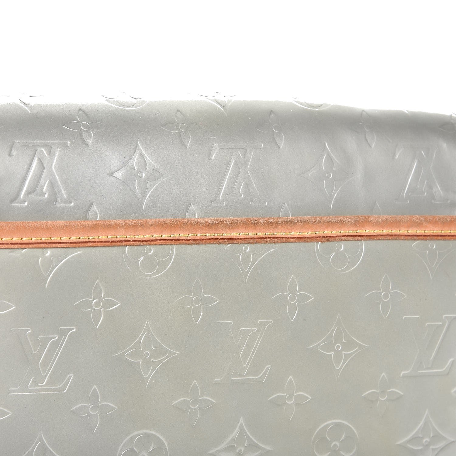 Louis Vuitton Vernis Christie GM Silver 7 of 15