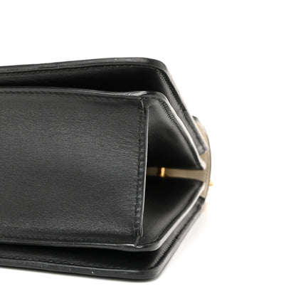 Gucci Calfskin Sylvie Web Small Queen Margaret Top Handle Bag Black White 10 of 10