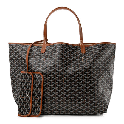 Goyard Goyardine Saint Louis GM Black Gold 1 of 10