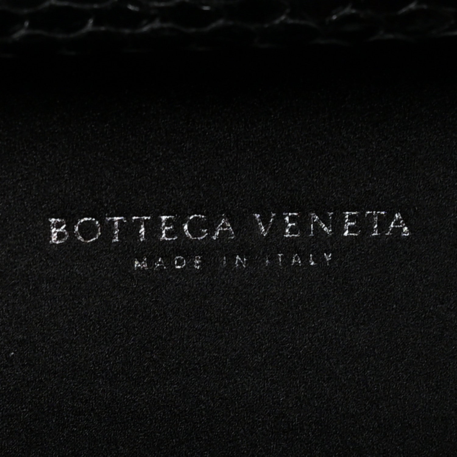 Bottega Veneta Satin Ayers Intrecciato Chain Knot Clutch Black 7 of 10