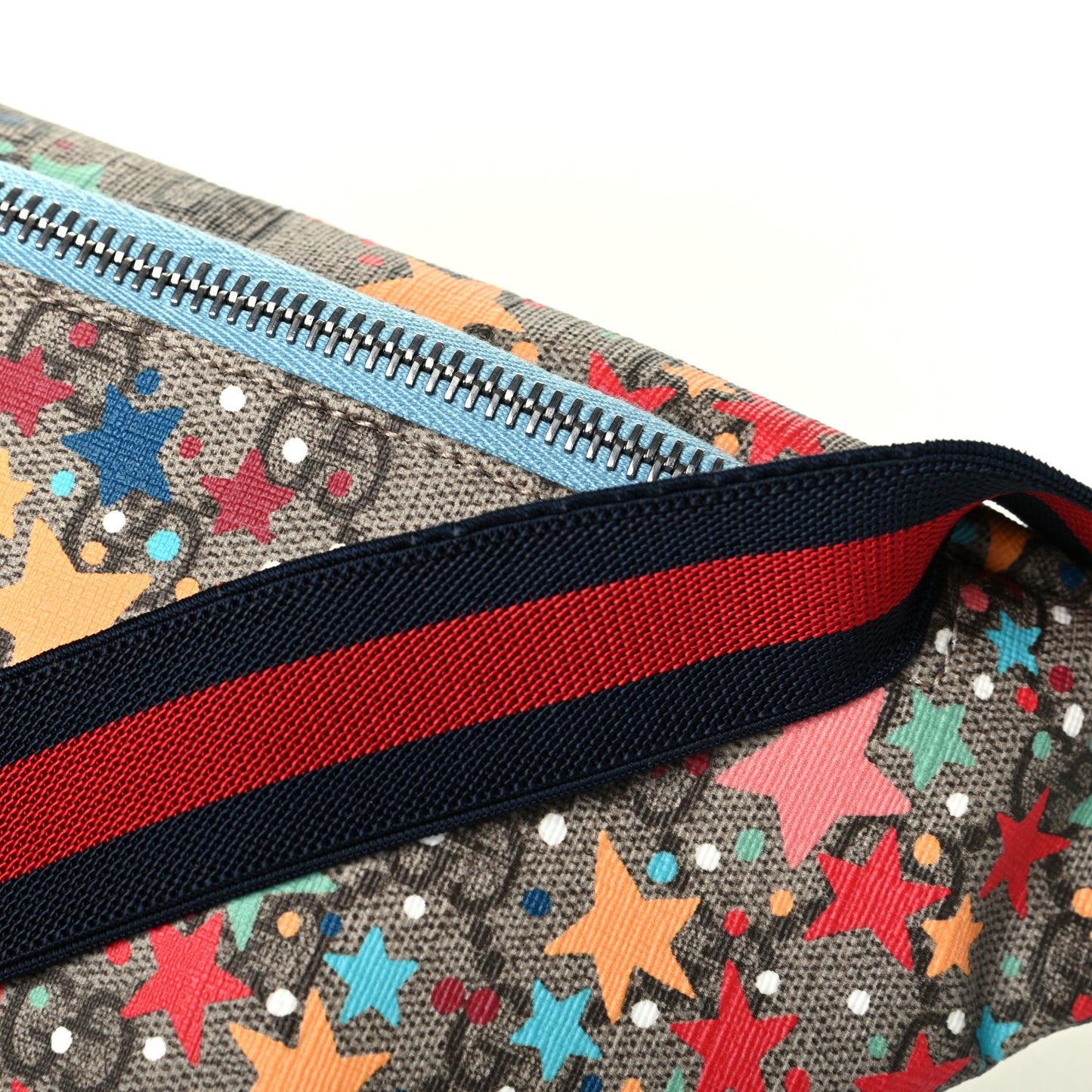 GG Supreme Monogram Childrens Star Print Belt Bag Multicolor
