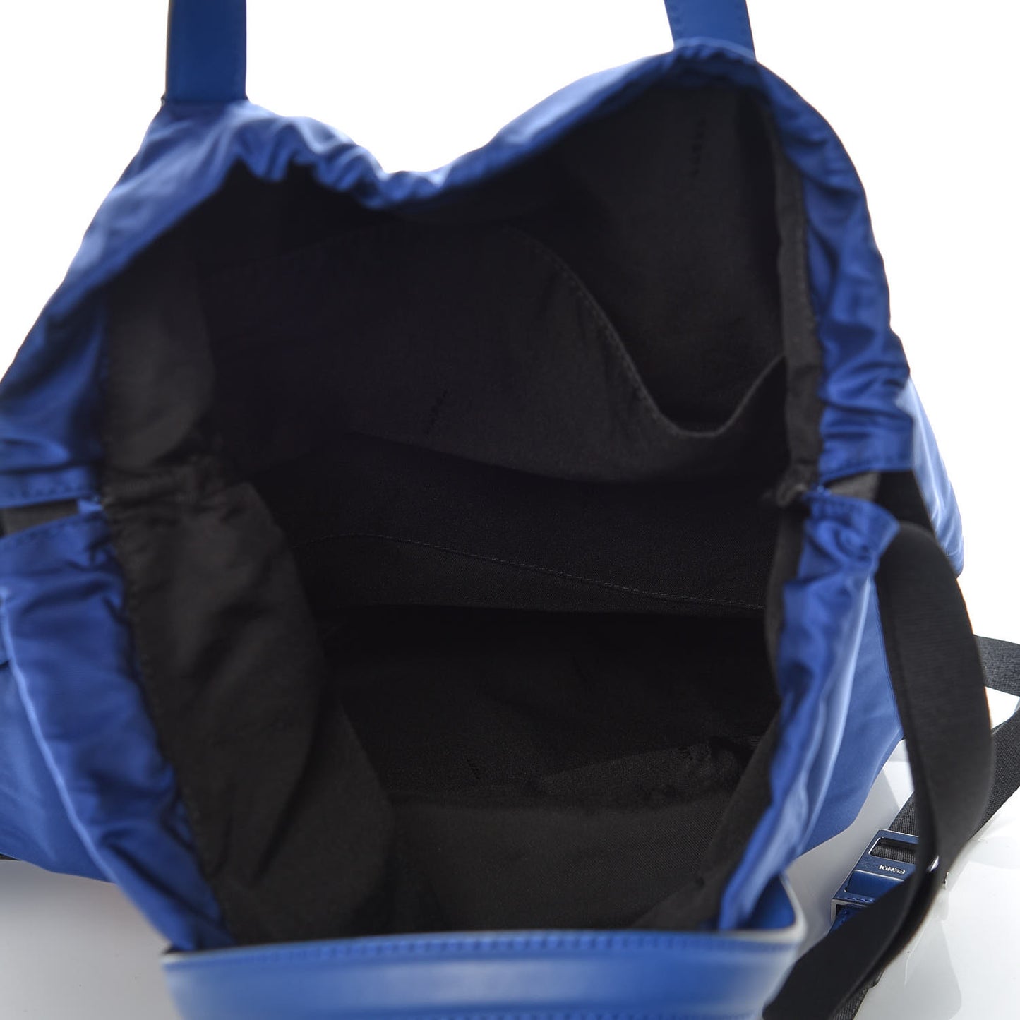 Nylon Vitello Century Vocabulary Drawstring Backpack Blue Cobalto Blue Neon Sunflower