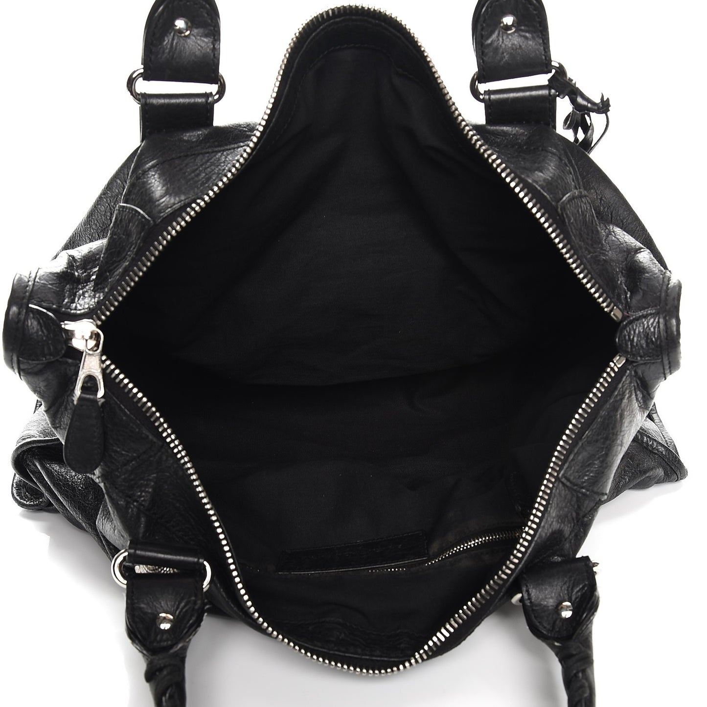 Agneau Giant 21 Silver Hardware Work Black