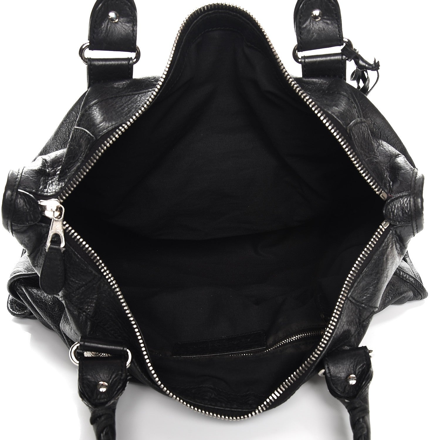 Balenciaga Agneau Giant 21 Silver Hardware Work Black 5 of 15