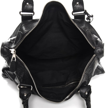 Balenciaga Agneau Giant 21 Silver Hardware Work Black 5 of 15