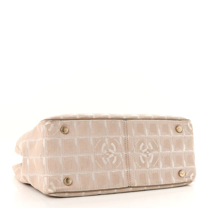 Chanel Nylon Medium Travel Tote Beige 4 of 10