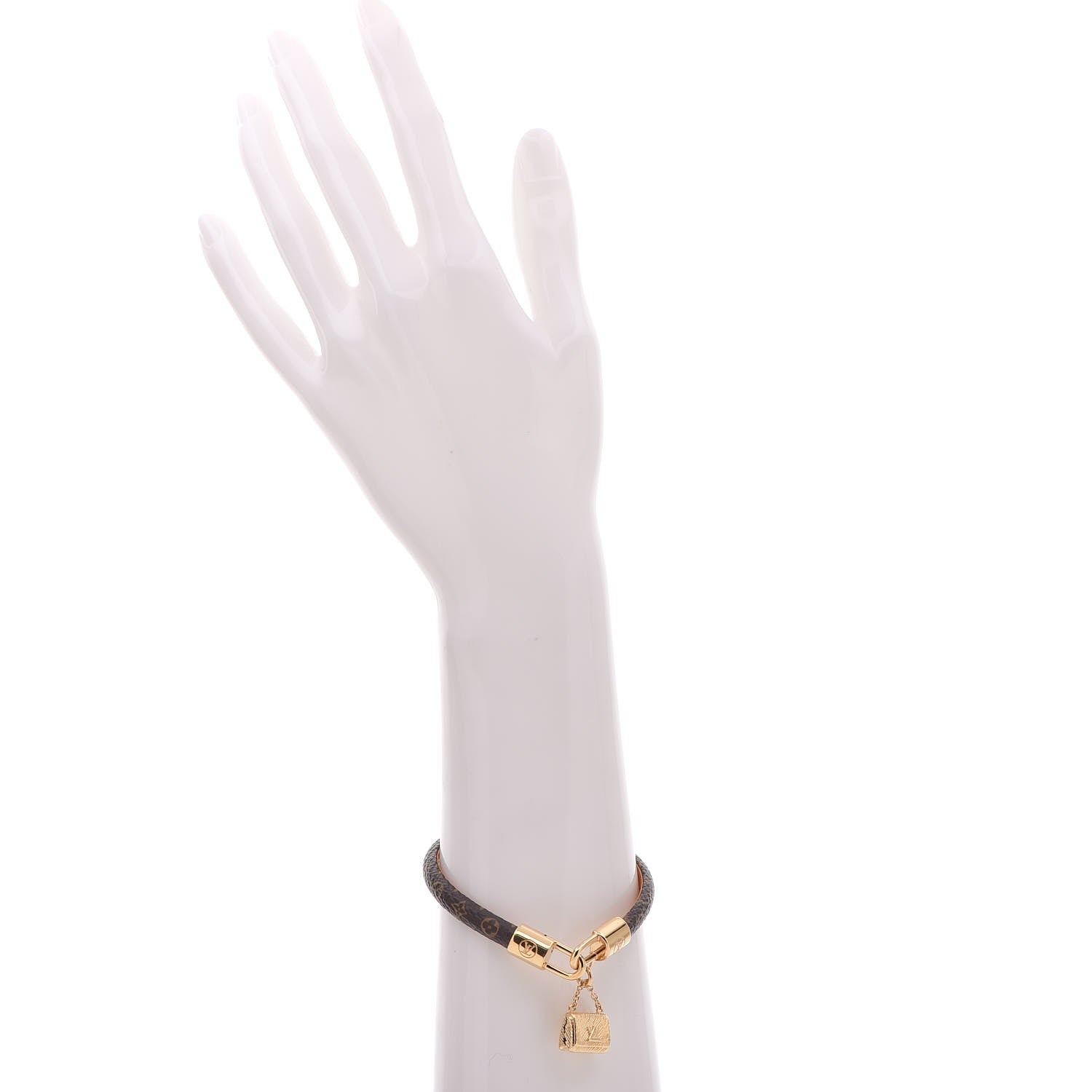 Louis Vuitton Monogram Twist Lock Bracelet 19 2 of 6