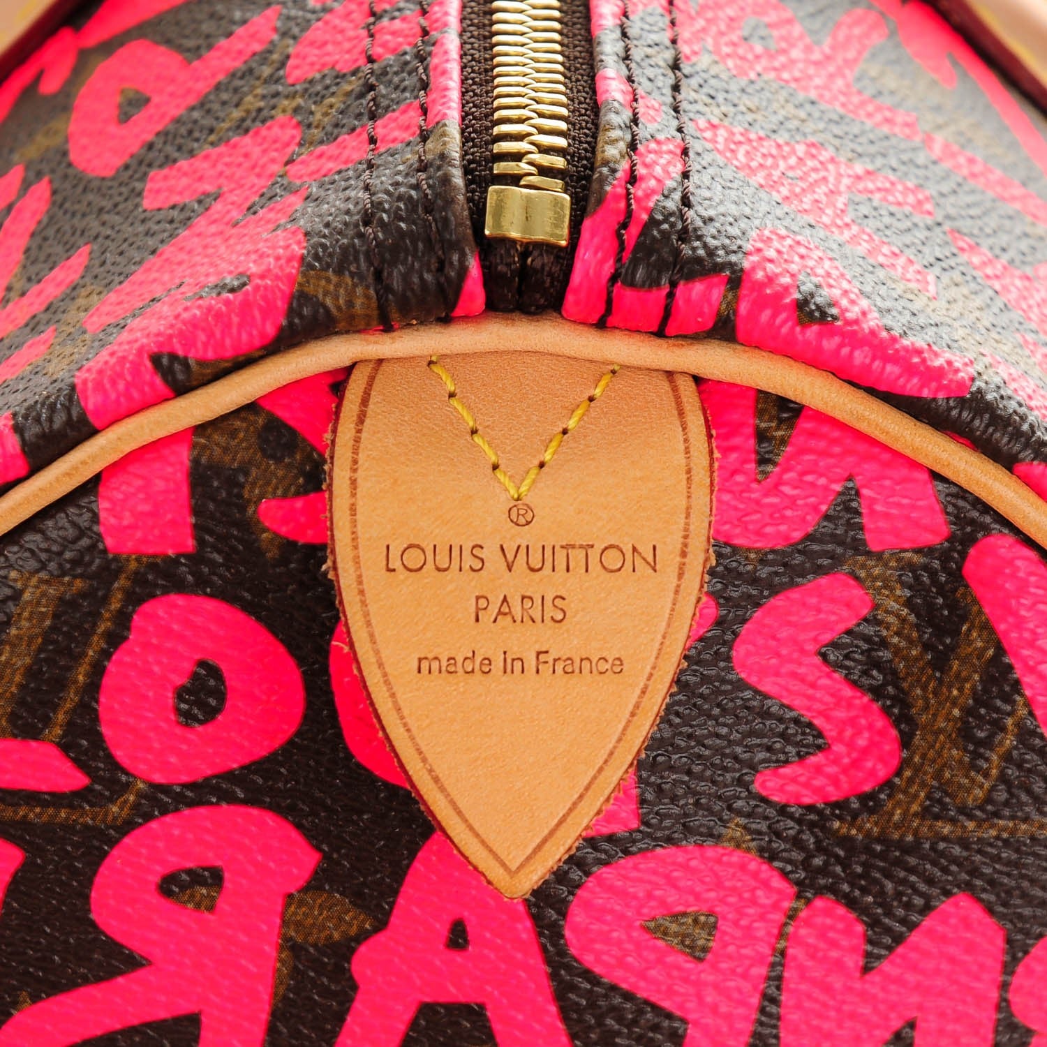 Louis Vuitton Monogram Graffiti Speedy 30 Fuchsia 5 of 7