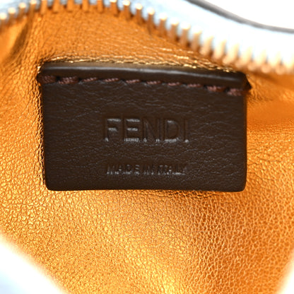 Fendi Vitello Grace Matte Nano Fendigraphy Hobo Charm Azzurro Baby 6 of 10
