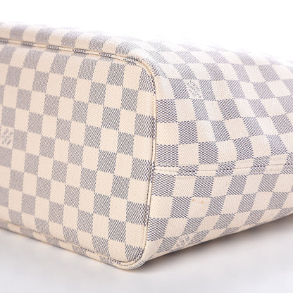Louis Vuitton Damier Azur Neo Neverfull MM Rose Ballerine 12 of 12