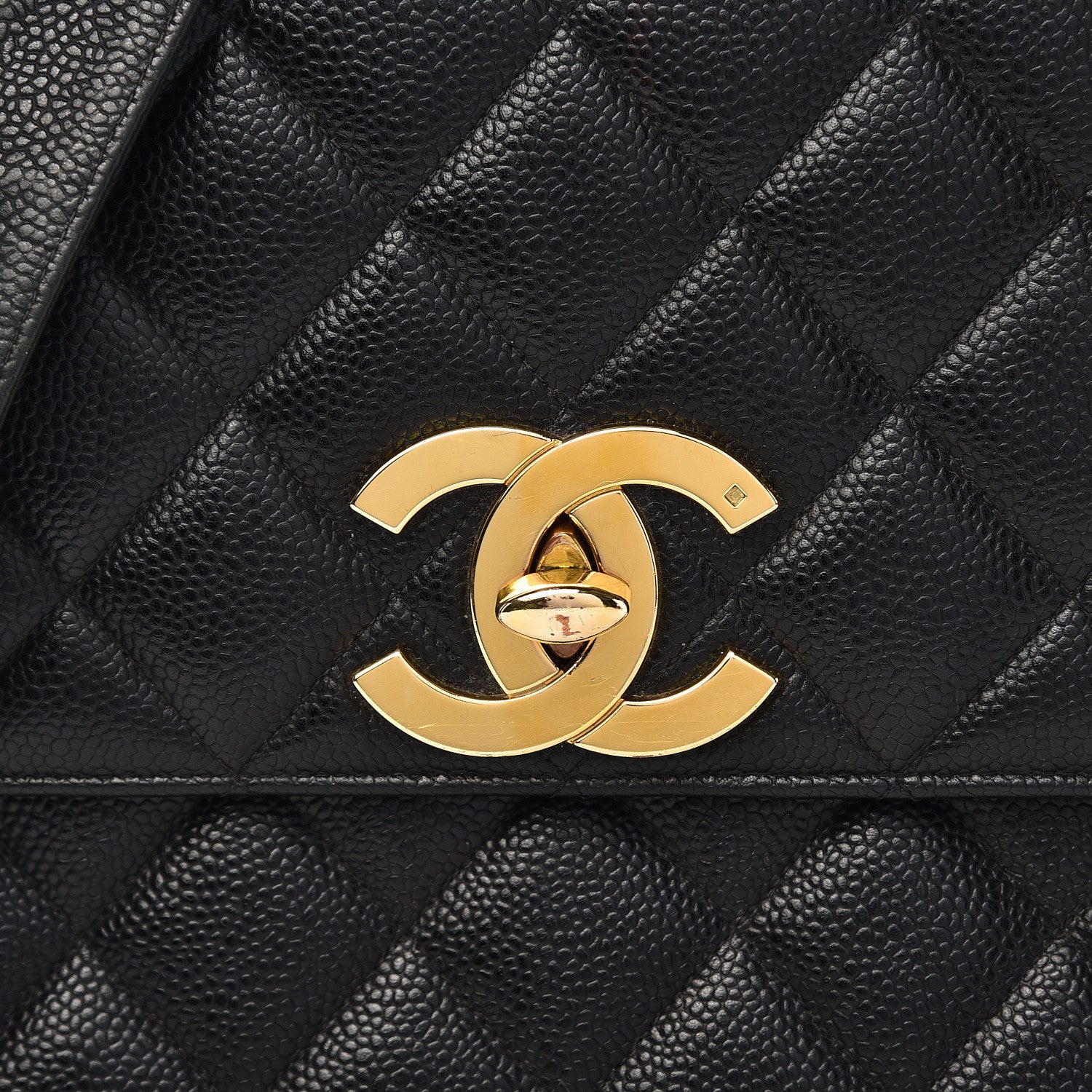 Chanel Caviar Quilted Medium Single Flap Black 14 of 14
