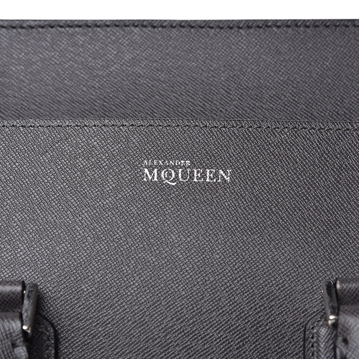 Alexander McQueen Calfskin Large Heroine Grey 7 of 9