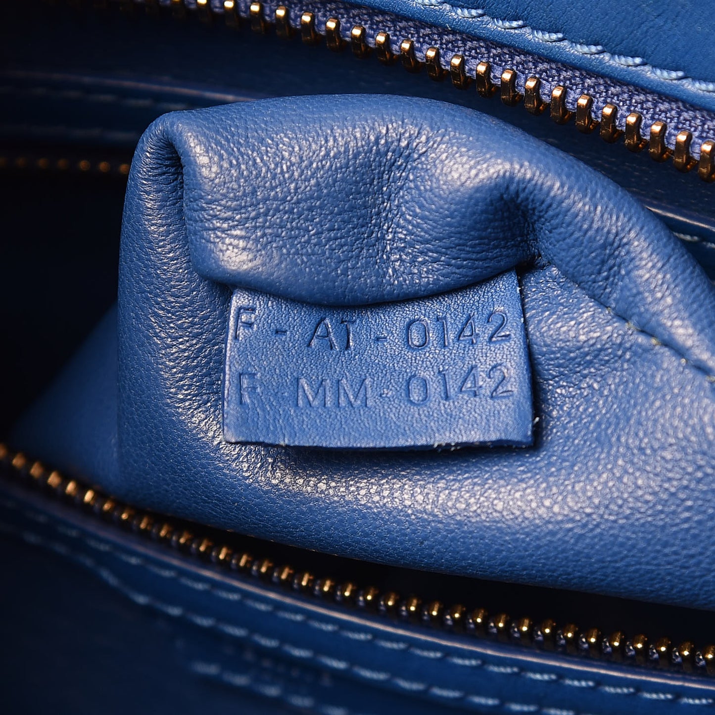 Smooth Calfskin Mini Luggage Royal Blue