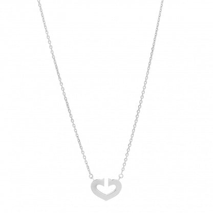 Cartier 18K White Gold Medium Hearts and Symbols Necklace 1 of 4