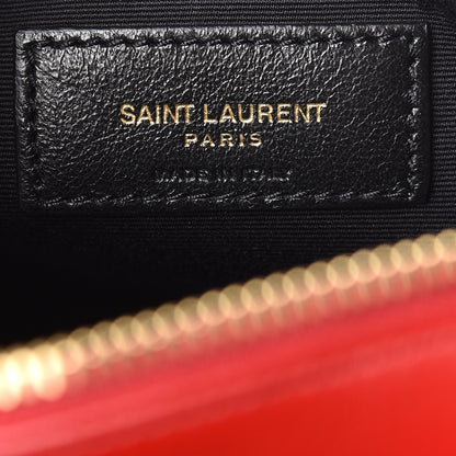 Saint Laurent Calfskin Matelasse Monogram Lou Camera Bag Red 8 of 10