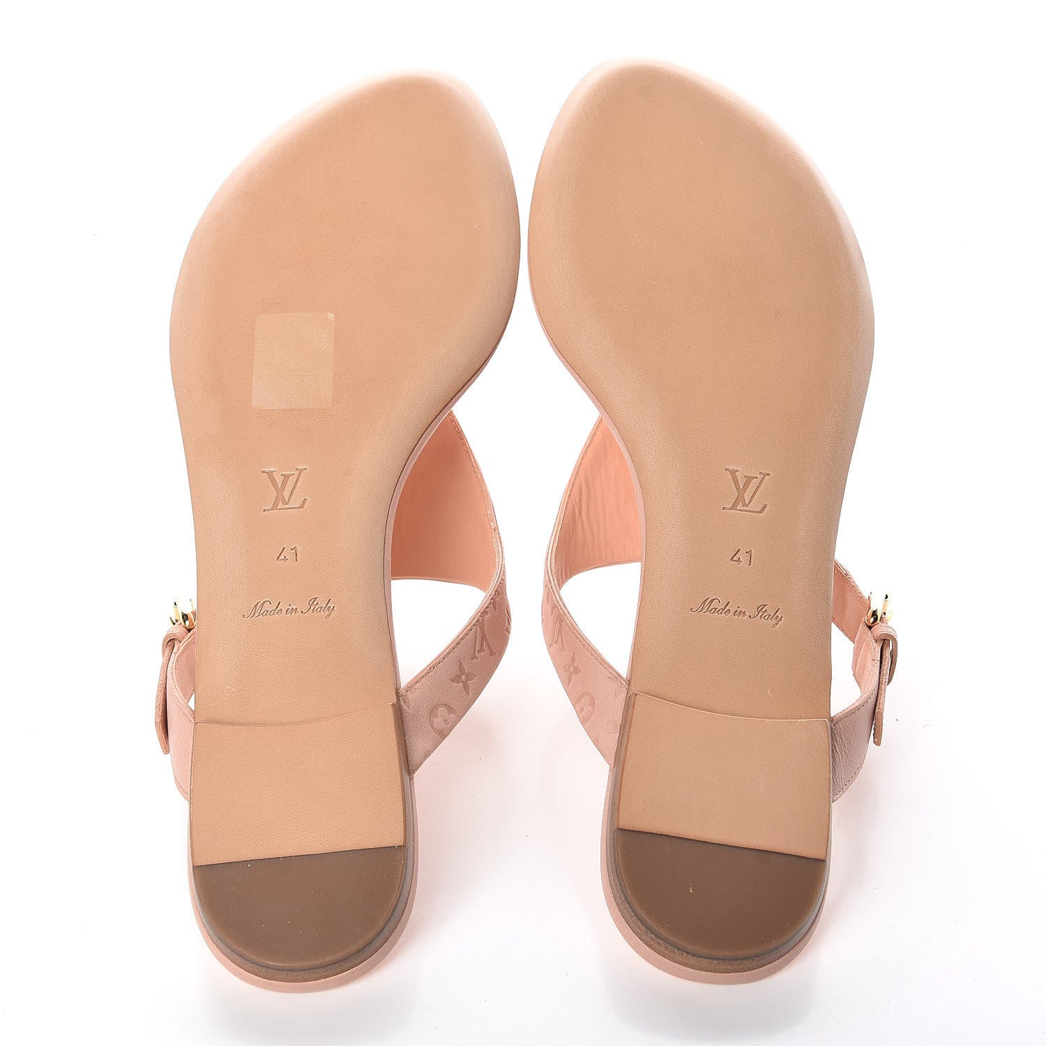 Louis Vuitton Blush Flat Thong Sandals 41 Rose Clair 5 of 9