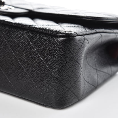 Chanel Caviar Quilted Jumbo Double Flap Black 10 of 10