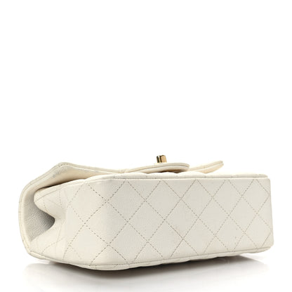 Chanel Caviar Quilted Mini Top Handle Rectangular Flap White 4 of 9