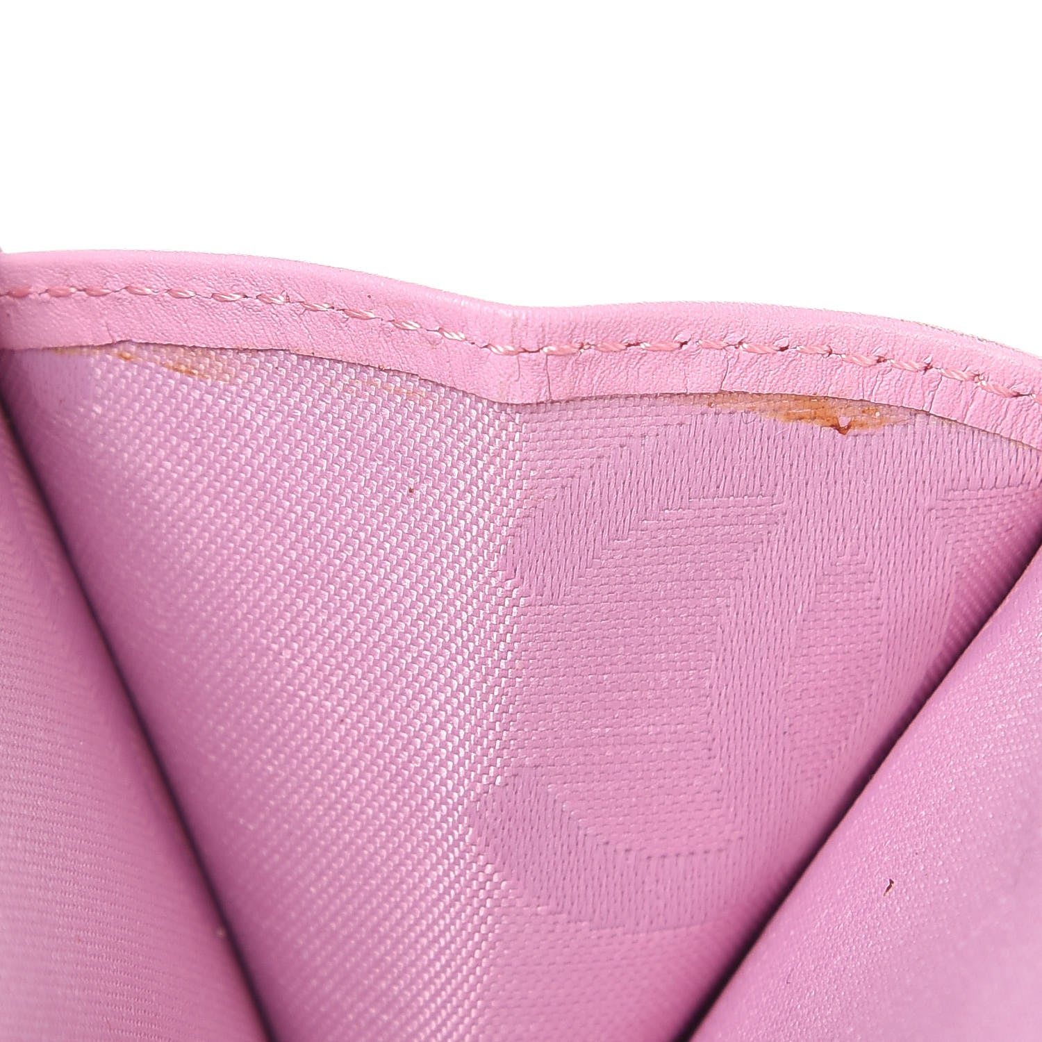 Chanel Calfskin Quilted Cambon Bi-Fold Wallet Pink Black 13 of 14