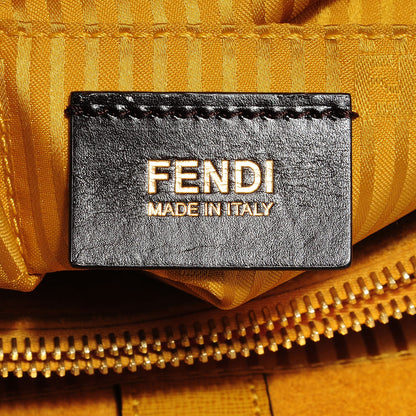 Fendi Vitello Elite Regular 2Jours Tote Yellow Chantilly 6 of 12