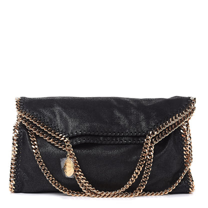 Stella McCartney Shaggy Deer Falabella Fold Over Tote Black 1 of 9