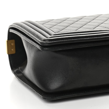 Chanel Lambskin Quilted New Medium Boy Flap Black 8 of 11