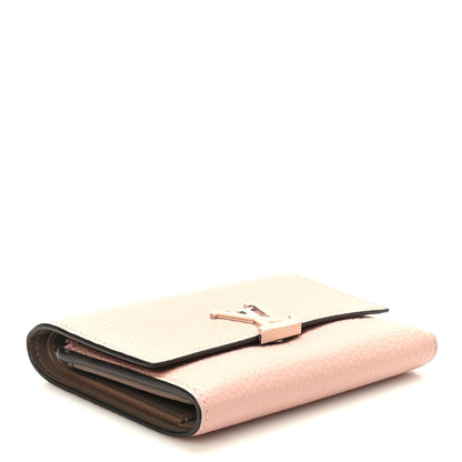 Louis Vuitton Taurillon Capucines Compact Wallet Magnolia 4 of 7