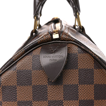 Louis Vuitton Damier Ebene Speedy 30 9 of 12