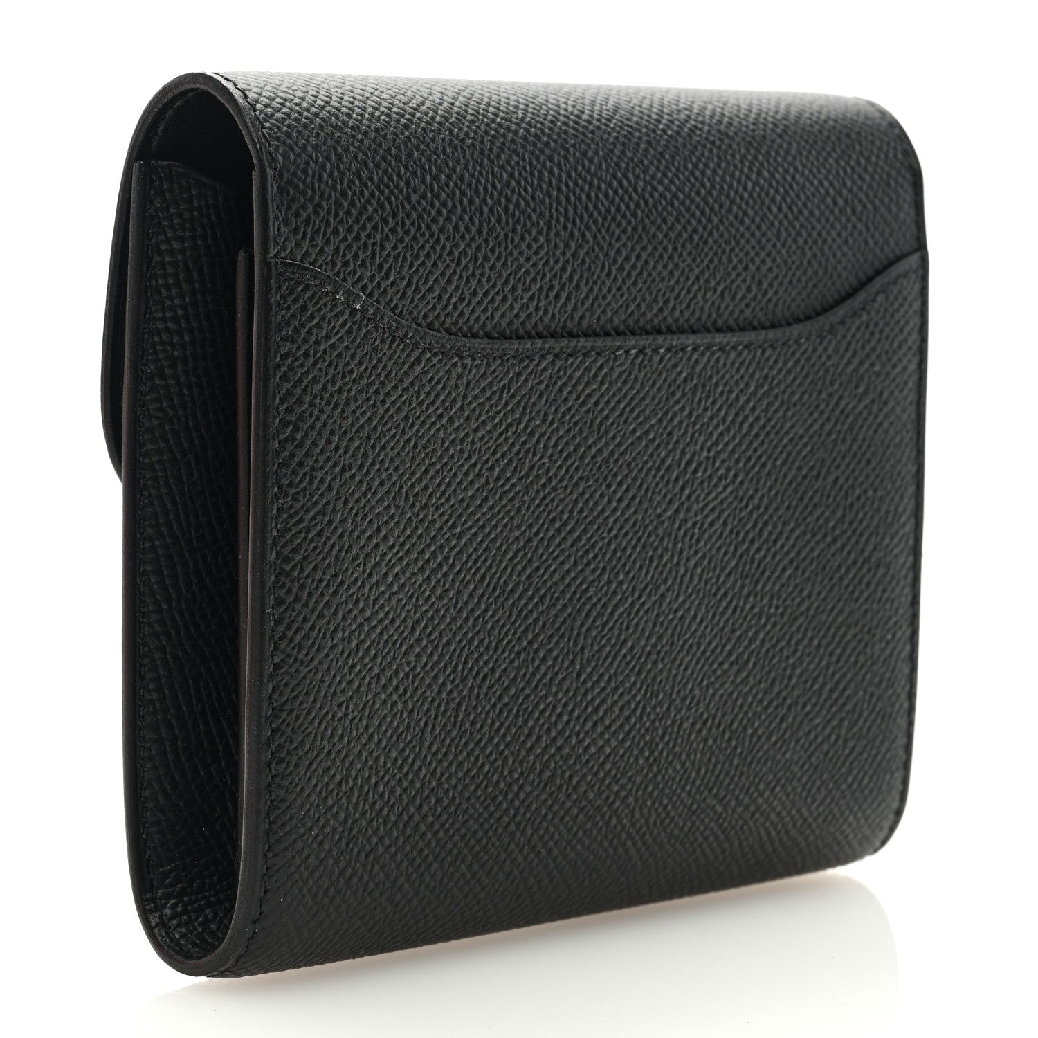 Hermes Epsom Constance Compact Passant Wallet Black 3 of 6