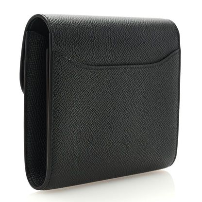 Hermes Epsom Constance Compact Passant Wallet Black 3 of 6