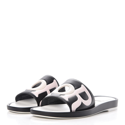 Christian Dior Calfskin Marina Slides 38 Black 3 of 8