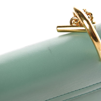 Chloe Suede Smooth Calfskin Mini Drew Shoulder Bag Happy Green 7 of 13
