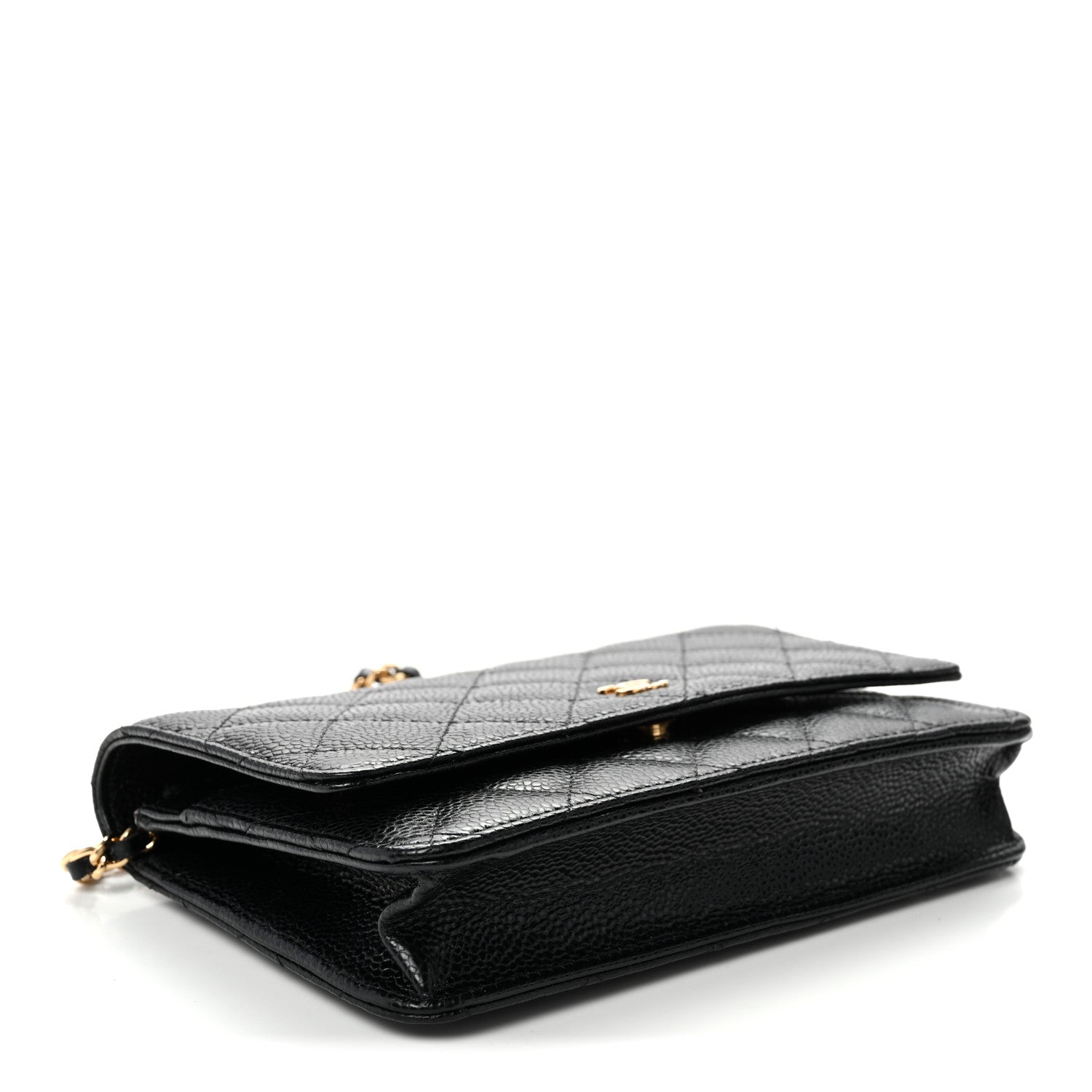 Chanel Caviar Quilted Wallet on Chain WOC Black 4 of 12