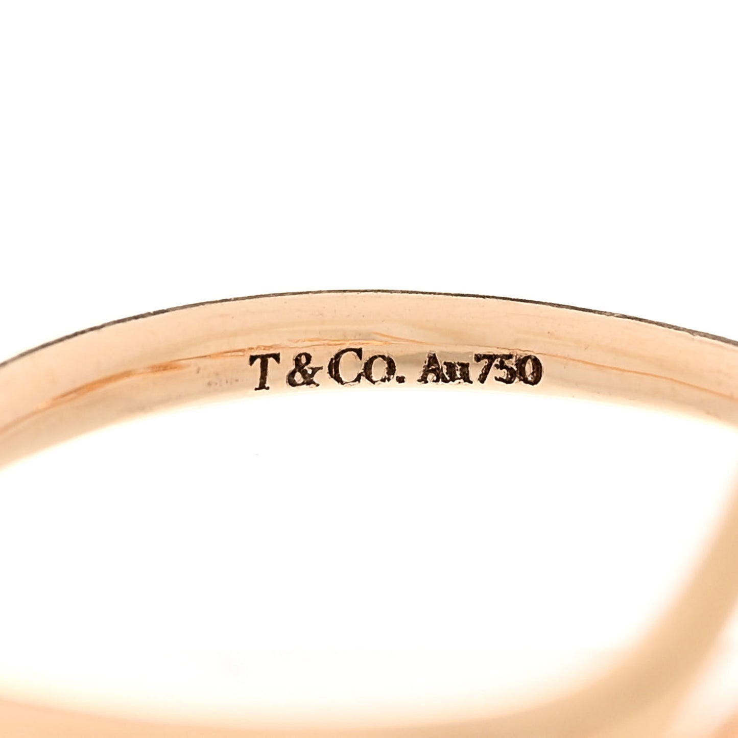 18K Rose Gold Mini Paloma's Graffiti Love Ring 49 5