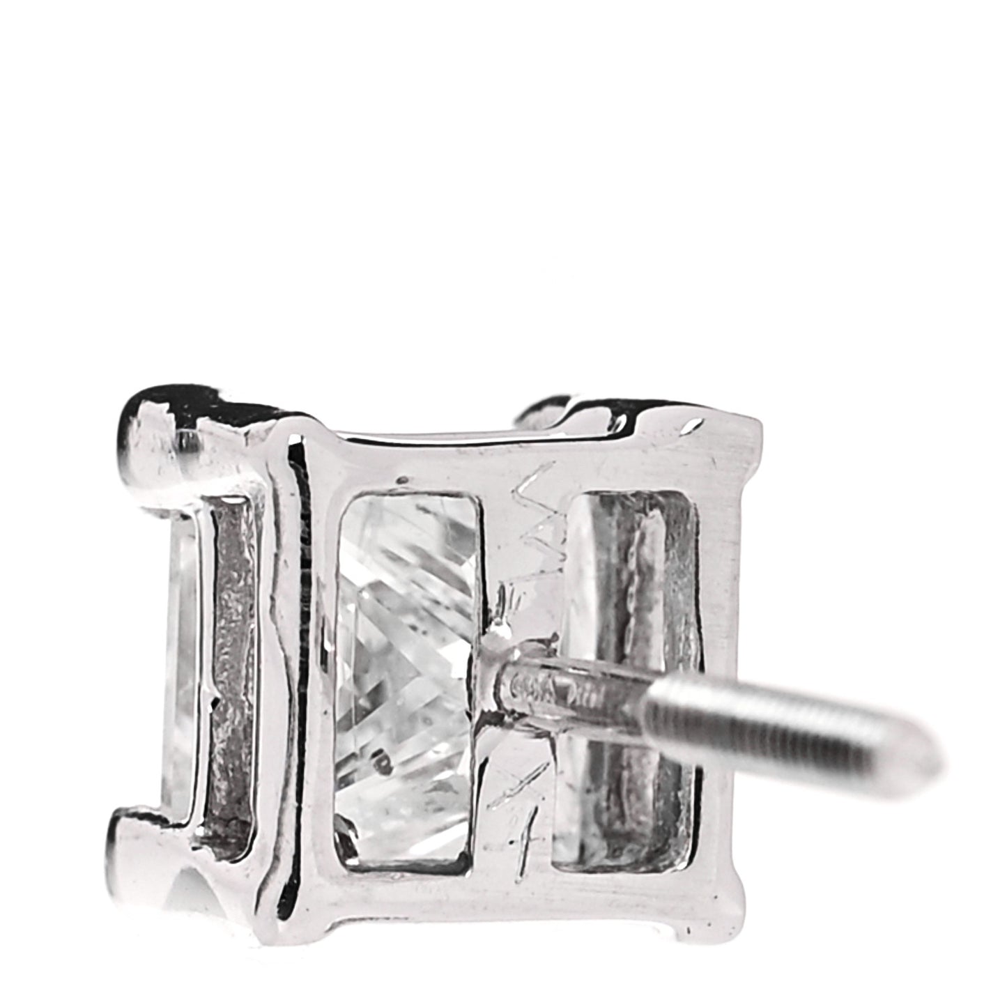 PARKER & WEST BY FASHIONPHILE 14K White Gold Diamond 3.75ctw  Earrings