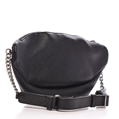 Chanel Grained Calfskin Quilted Casual Rock Waist Bag Fanny Pack Black 3 of 10