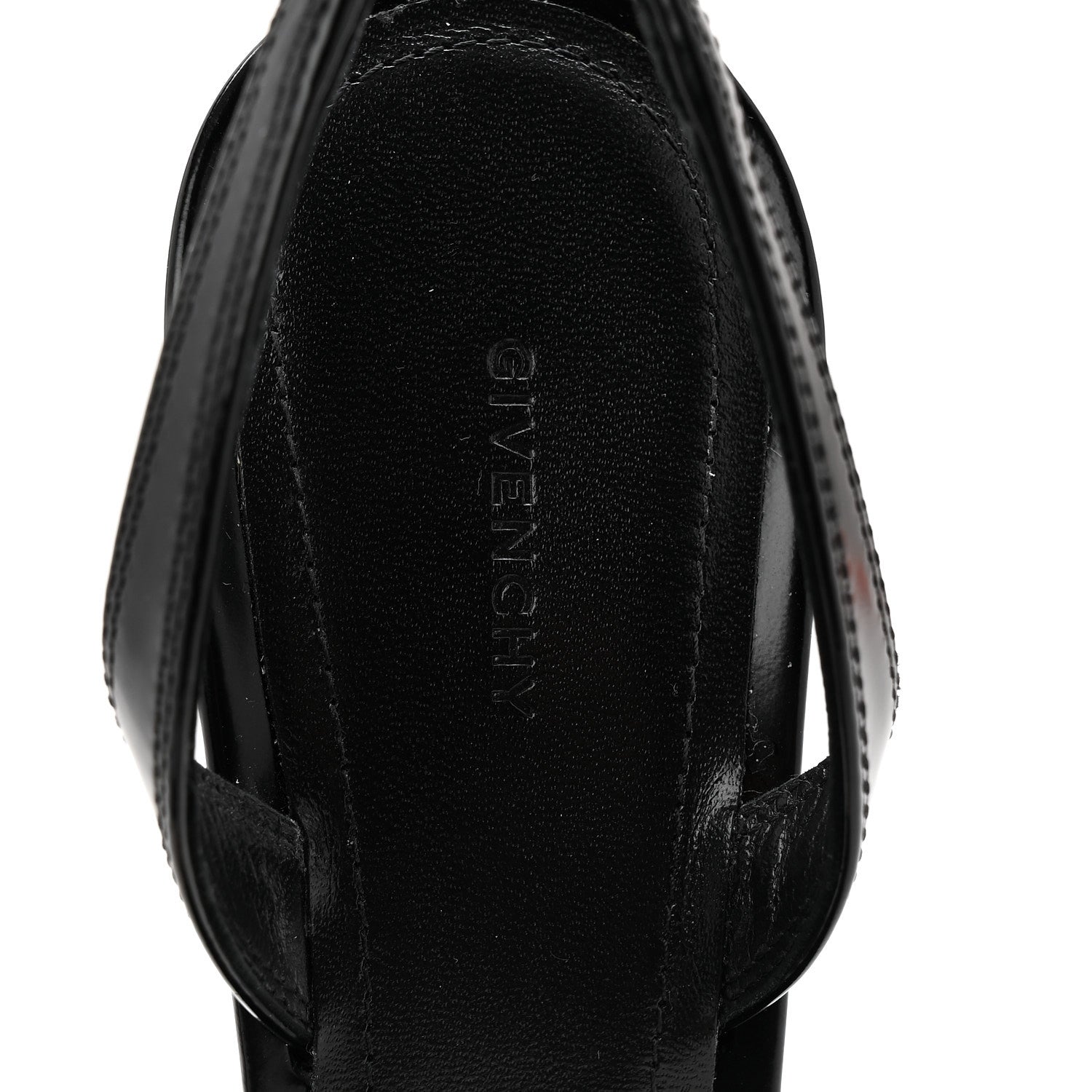 Givenchy Nappa Voyou Slingback 75mm Sandals 36.5 Black 8 of 9