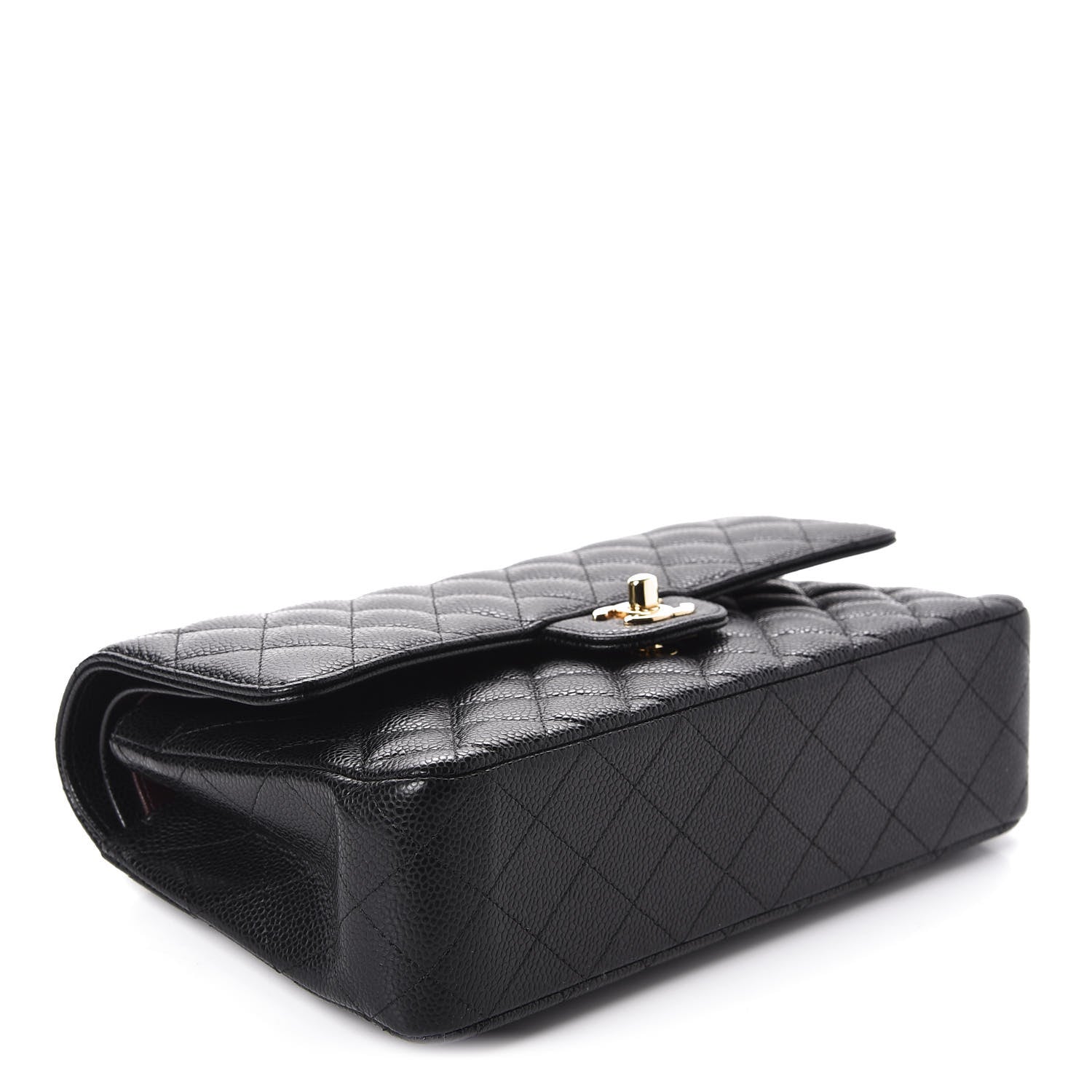 Chanel Caviar Quilted Medium Double Flap Black 3 of 10