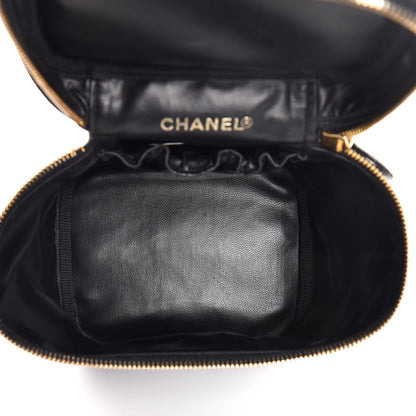 Chanel Caviar Cosmetic Vanity Bag Black 5 of 8