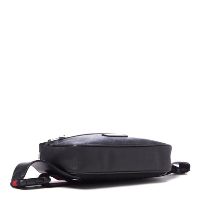 Gucci Soft GG Supreme Monogram Web Belt Bag Black Grey 3 of 8